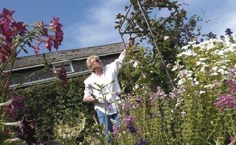 Ruby McGlothin of the Sou'Wester Garden Club - Photo by Lori Assa, The Daily Astorian