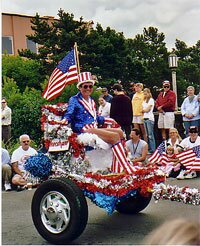 Lady Liberty in Seaside Parade