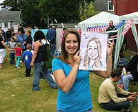 caricatures at Seaside, Oregon