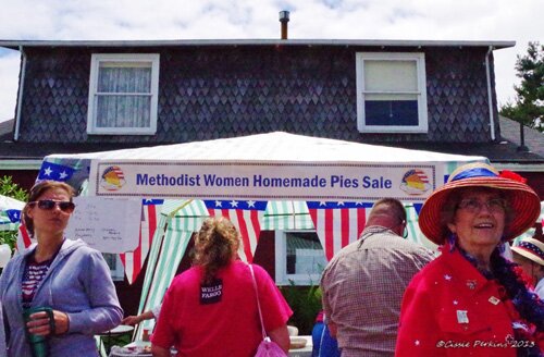 Pie Sale fundraiser, Seaside, Oregon